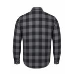 Highway66 Men's Flannel Shirt Grey & Black - Image 2